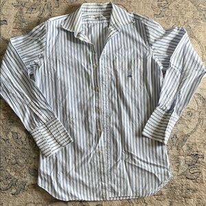 Vintage 80's / Jimmy Chen Mandarin Hotel /Cotton Button Front Blouse/Shirt / M-L